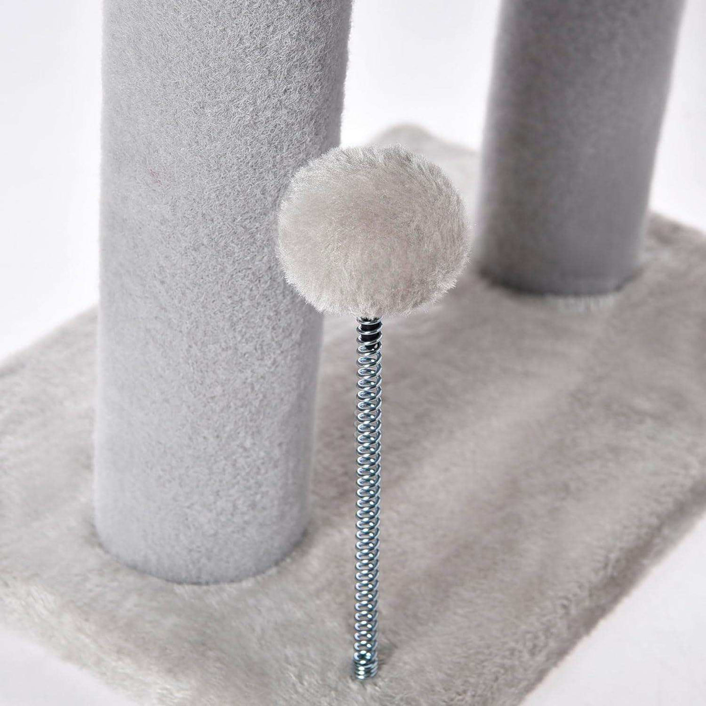 Gray Indoor Cat Tree - 20.5 Inch Tower