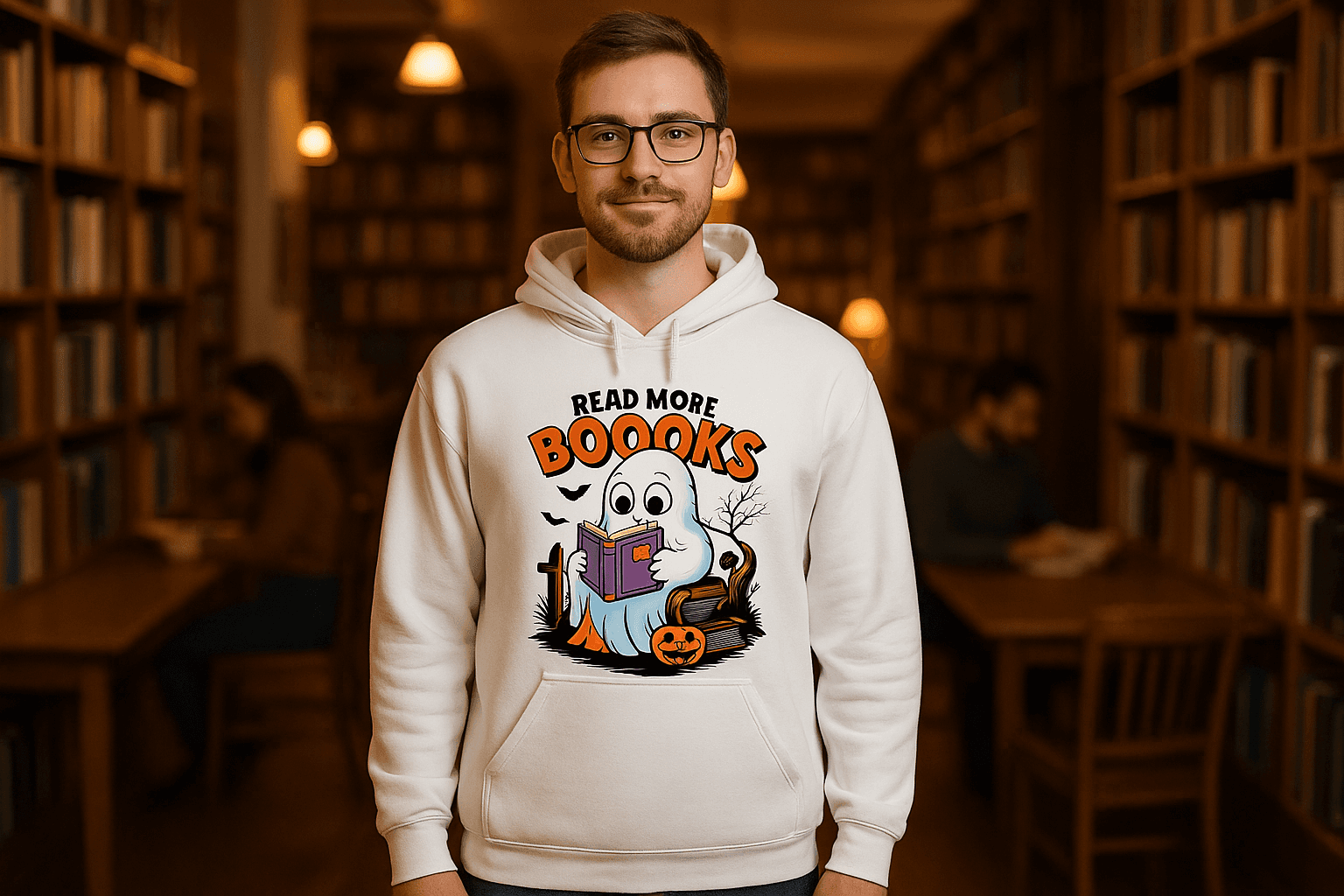 Read More Books Hoodie Sweatshirt - Literary Style