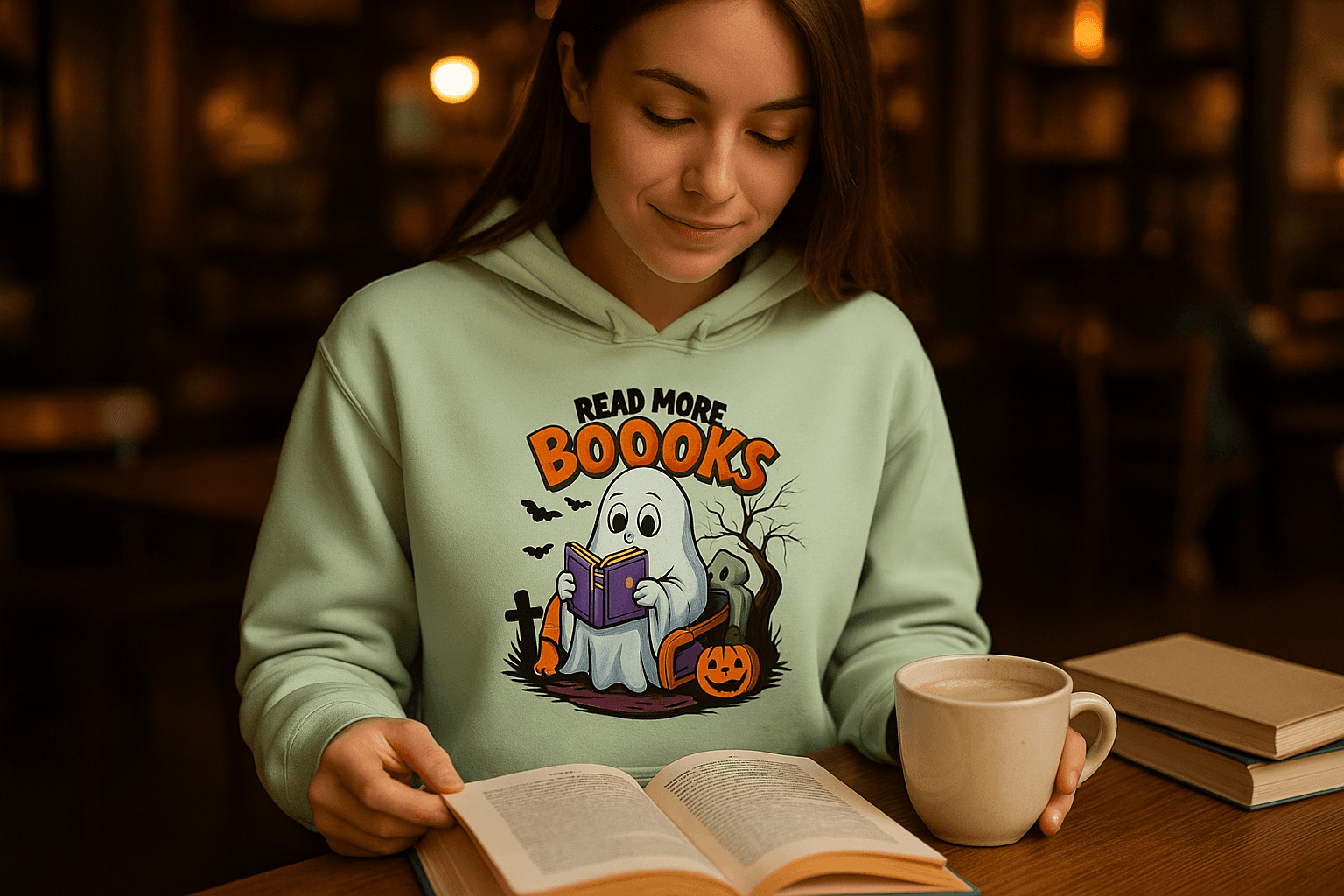 Read More Books Hoodie Sweatshirt - Literary Style