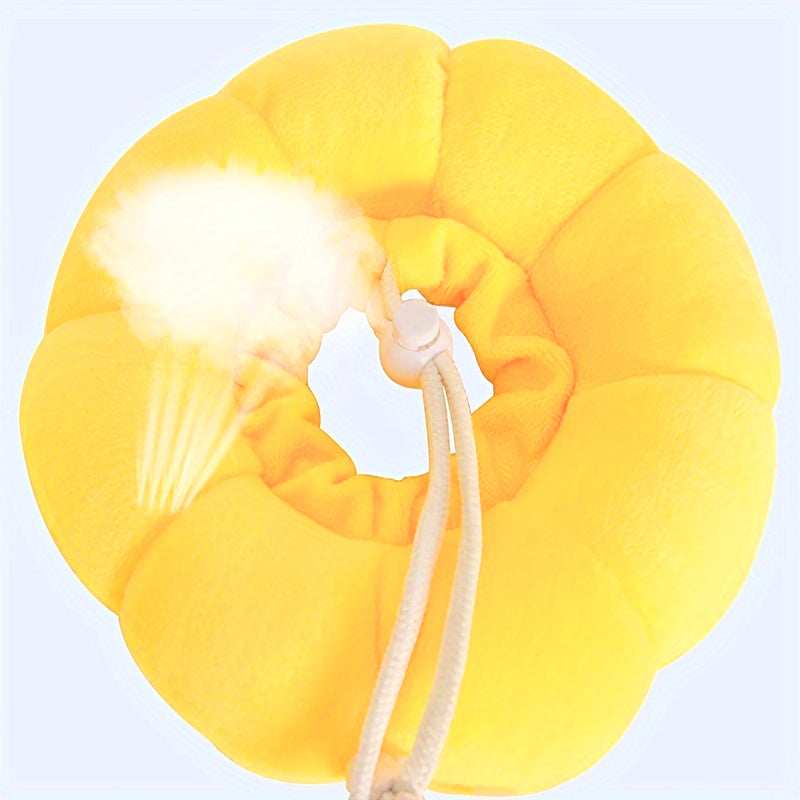 Cute Sunflower Adjustable After Surgery Recovery Neck Cone