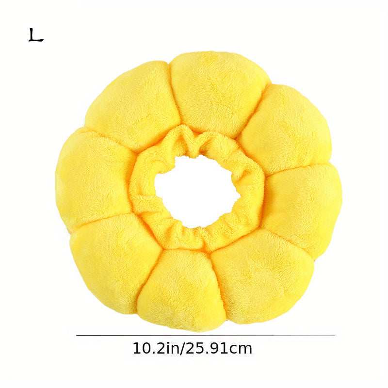 Cute Sunflower Adjustable After Surgery Recovery Neck Cone