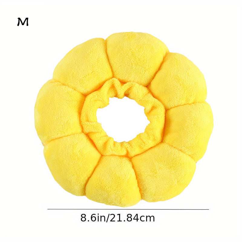 Cute Sunflower Adjustable After Surgery Recovery Neck Cone