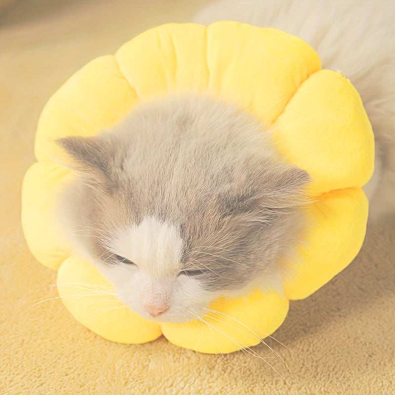 Cute Sunflower Adjustable After Surgery Recovery Neck Cone