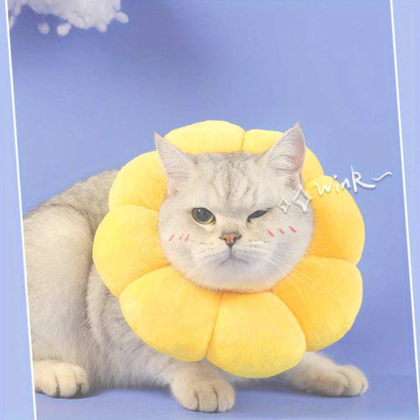 Cute Sunflower Adjustable After Surgery Recovery Neck Cone