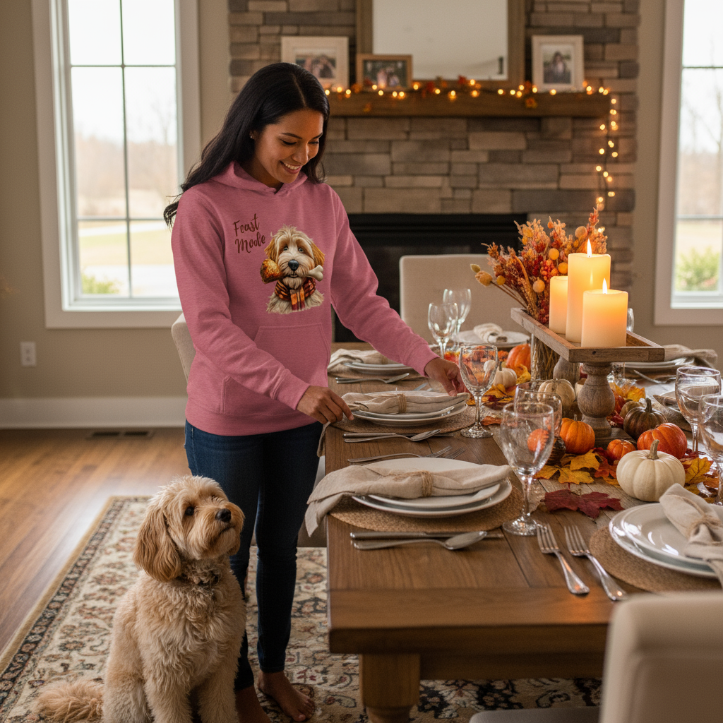 What's a Good Thanksgiving Hoodie for Dog Lovers? Feast Doodle