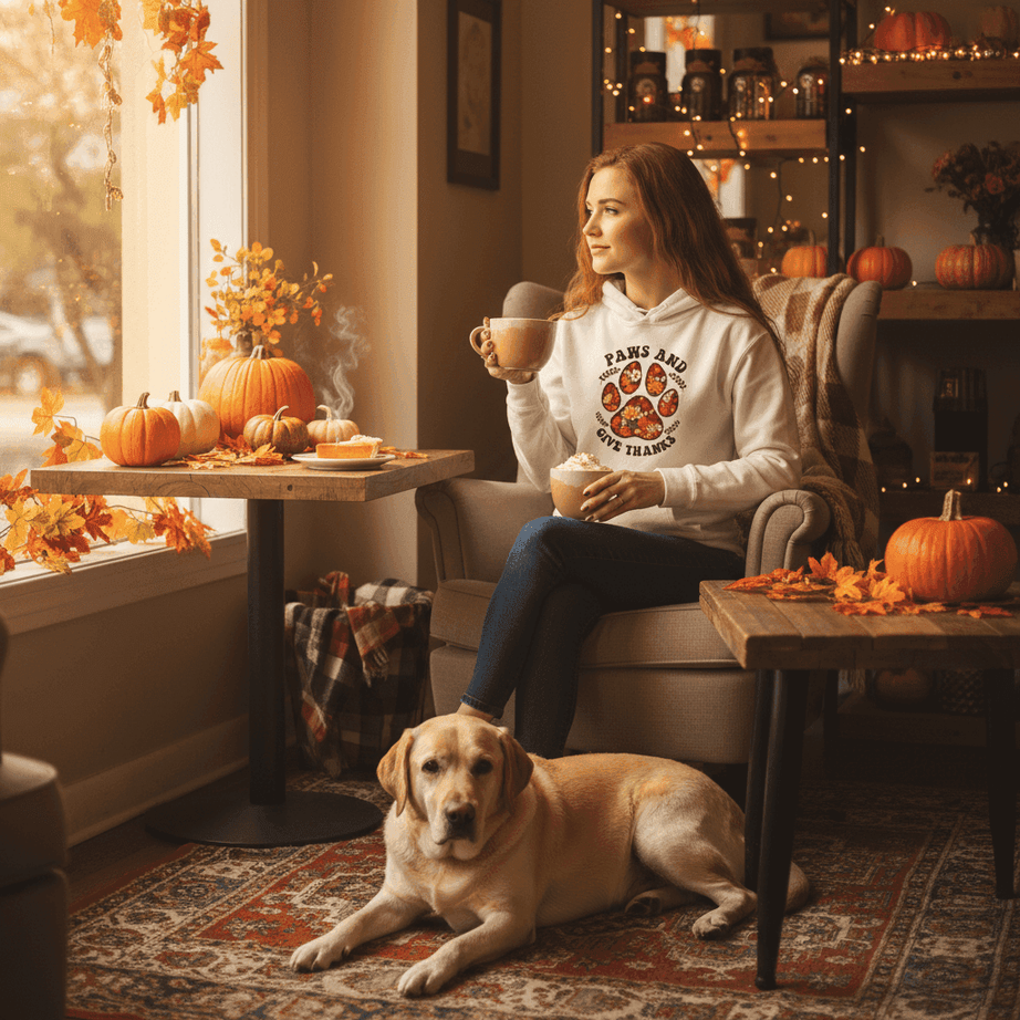 What's a Good Thanksgiving Hoodie for Pet Lovers? Paws & Thanks