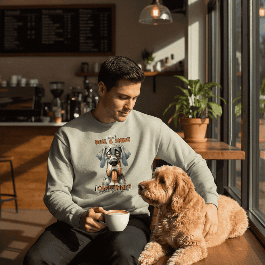 Rise n Shine Crewneck - Cozy Morning Sweatshirt