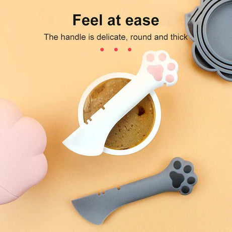 Multifunction Pet Canned Wet Dry Scoop Spoon Jar Opener