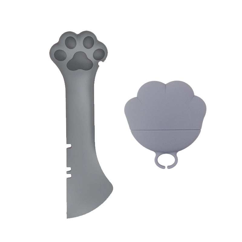 Multifunction Pet Canned Wet Dry Scoop Spoon Jar Opener