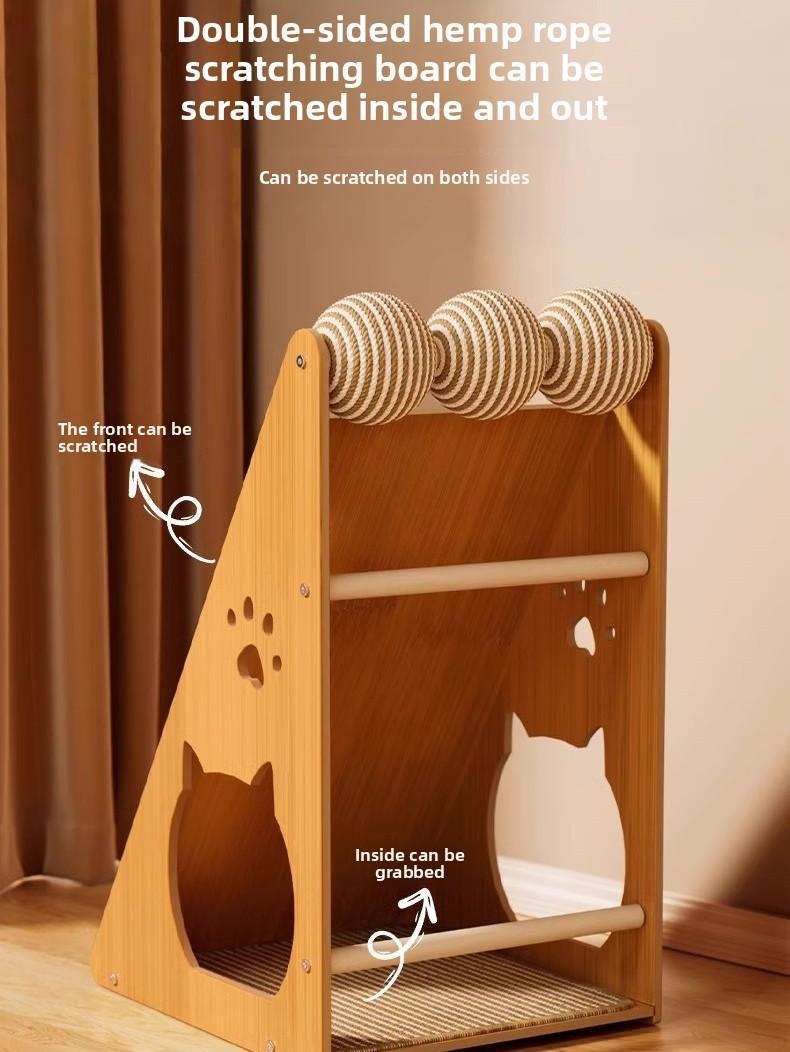 High-end Large Cat Living Room Decorative Scratching Board Tower