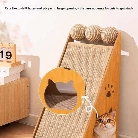 High-end Large Cat Living Room Decorative Scratching Board Tower