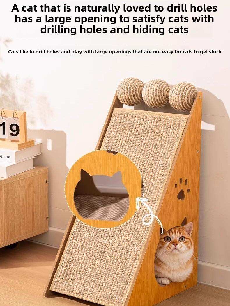 High-end Large Cat Living Room Decorative Scratching Board Tower