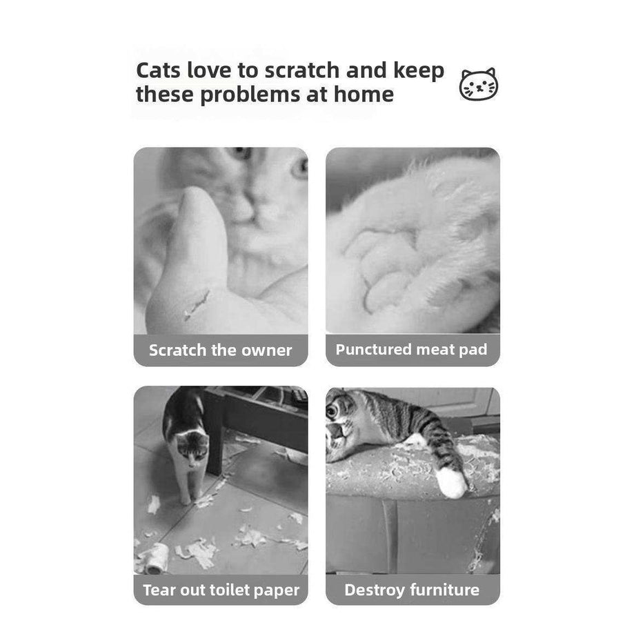 High-end Large Cat Living Room Decorative Scratching Board Tower