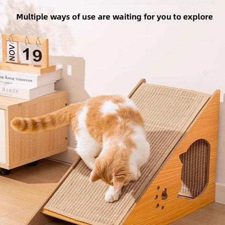 High-end Large Cat Living Room Decorative Scratching Board Tower