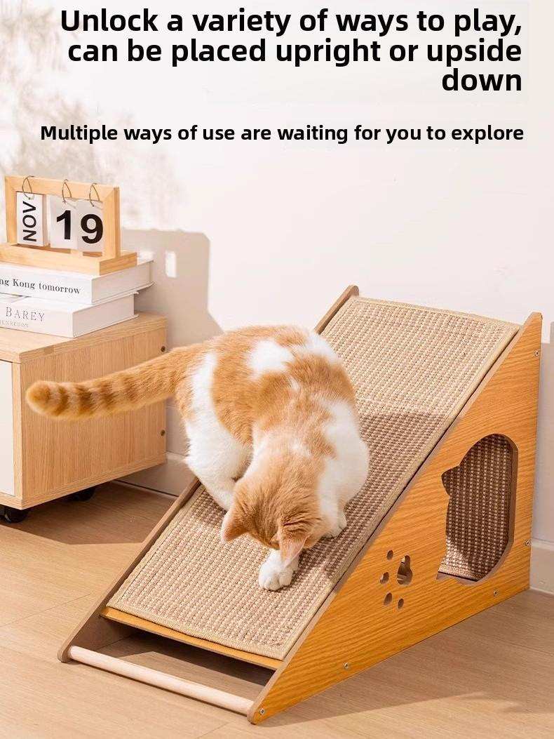 High-end Large Cat Living Room Decorative Scratching Board Tower