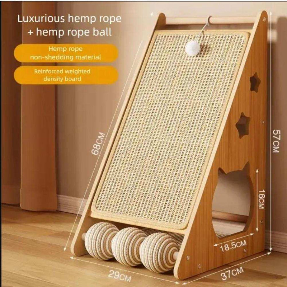 High-end Large Cat Living Room Decorative Scratching Board Tower