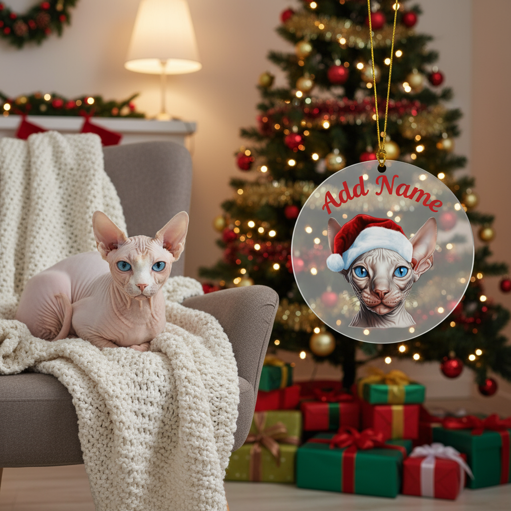 Custom Pet Ornament - Personalized Acrylic Christmas Decor