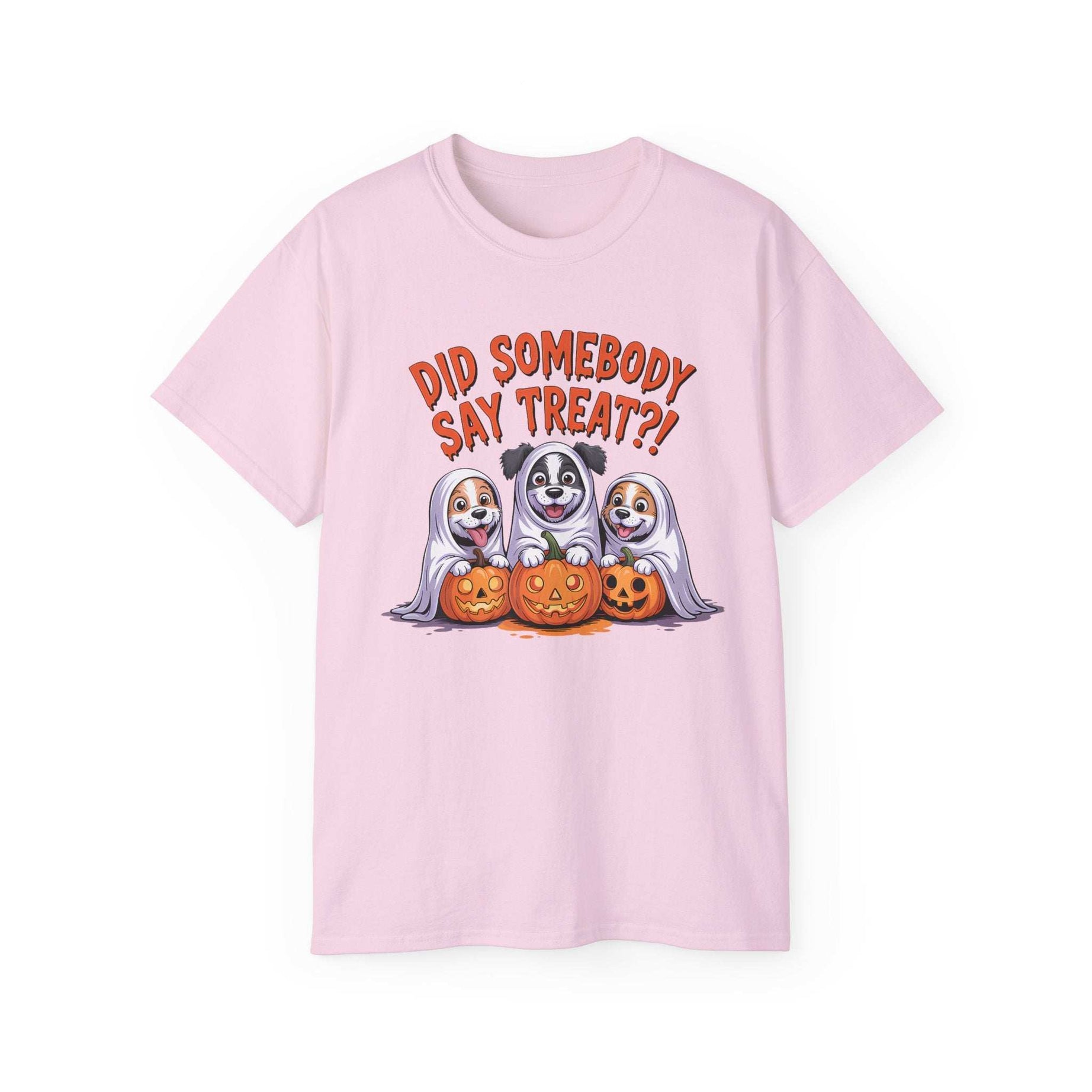 Spooky Halloween Dog Tee - Fun Ghosts T-Shirt