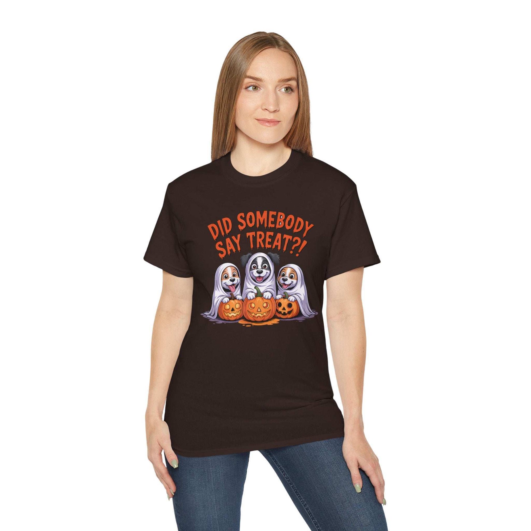 Spooky Halloween Dog Tee - Fun Ghosts T-Shirt