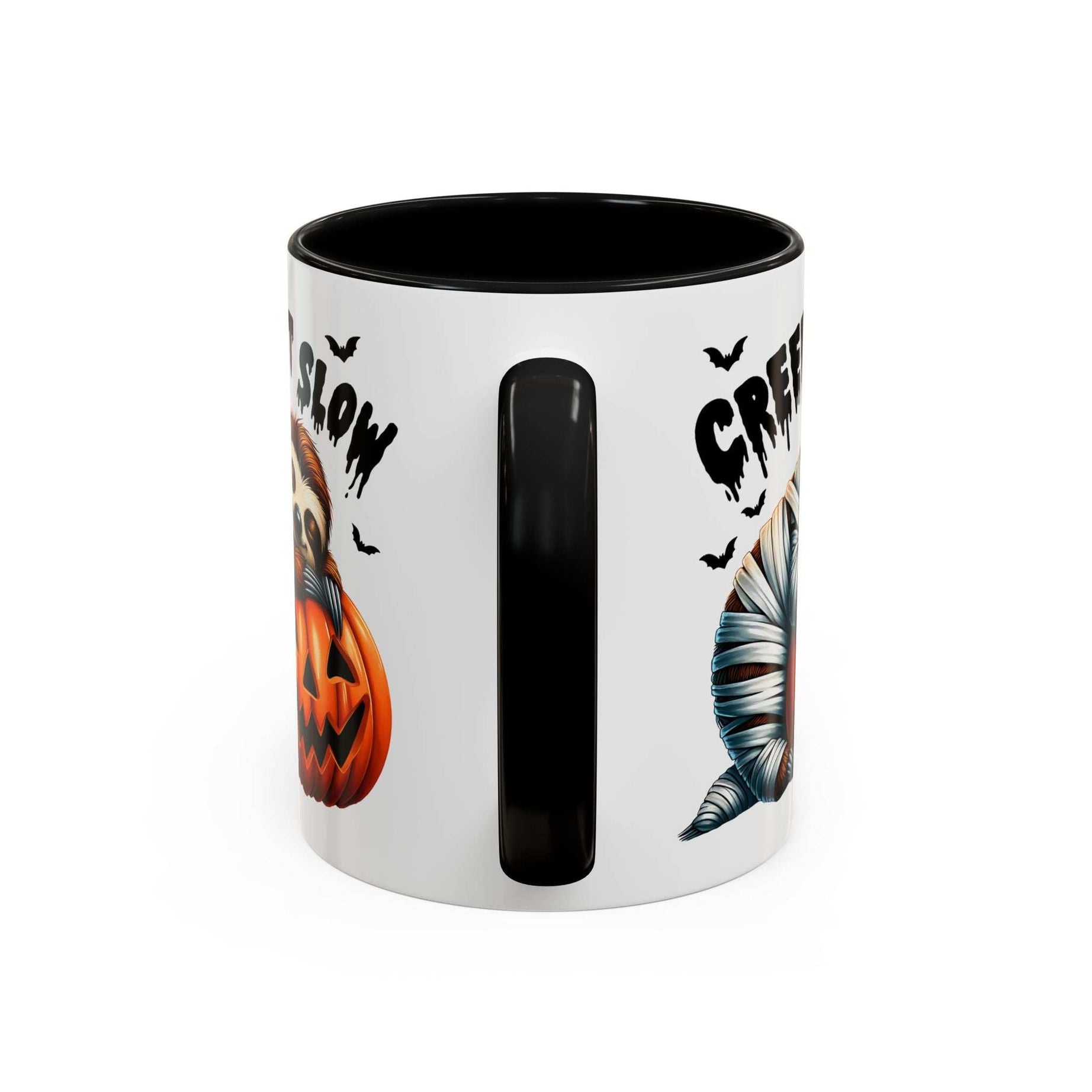 Halloween Sloth Coffee Mug - Spooky Creep It Slow Ceramic Drinkware