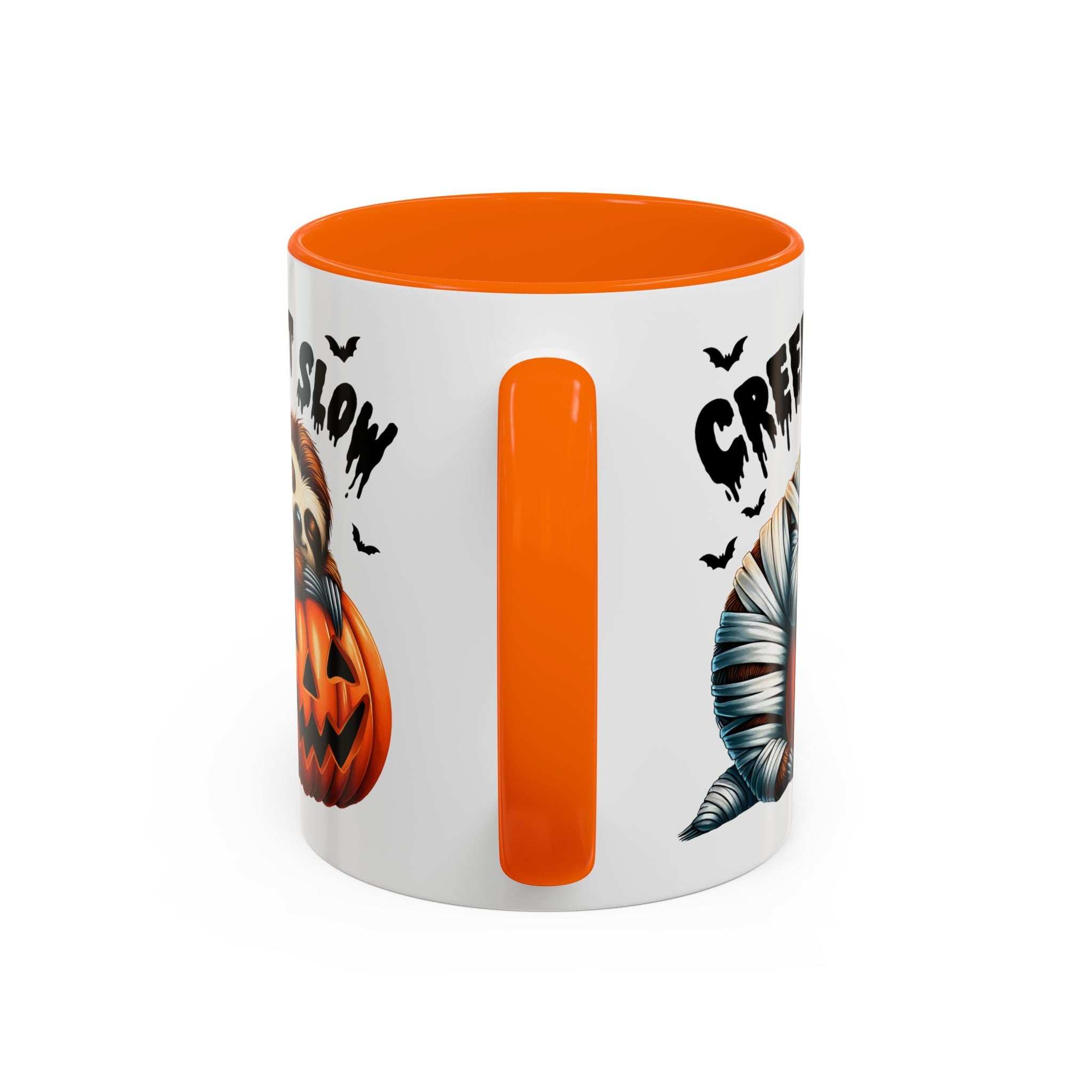 Halloween Sloth Coffee Mug - Spooky Creep It Slow Ceramic Drinkware
