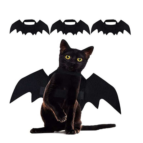 Halloween Bat Wings for Pets - Spooky Costume Accessory for Cats & Dogs
