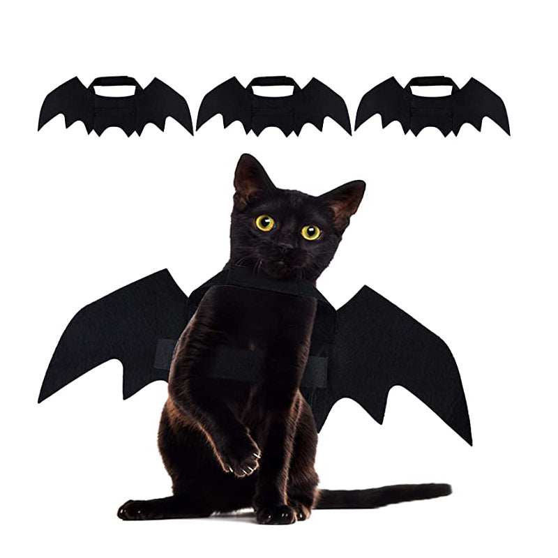 Halloween Bat Wings for Pets - Spooky Costume Accessory for Cats & Dogs