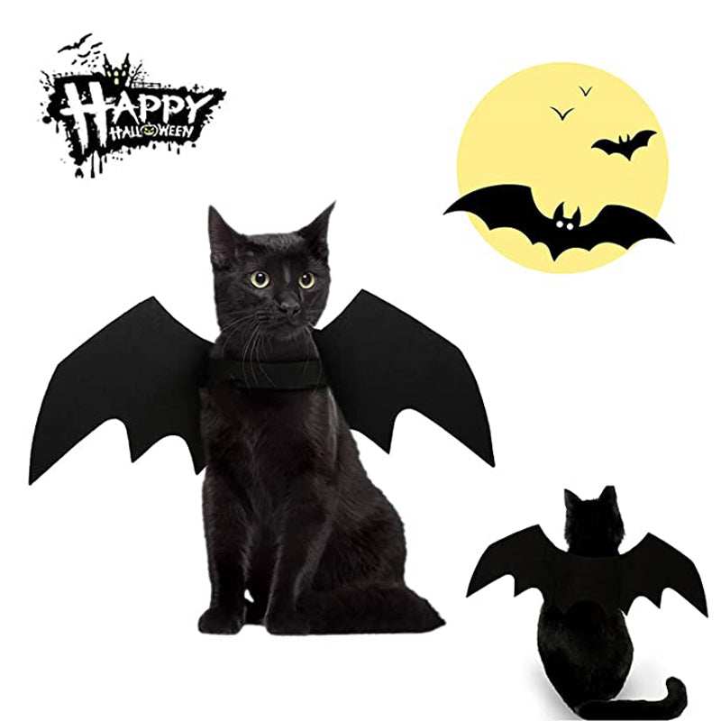 Halloween Bat Wings for Pets - Spooky Costume Accessory for Cats & Dogs