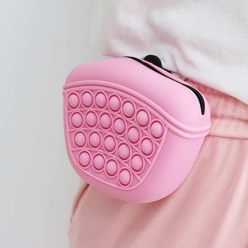 Silicone Pocket Waist Pack Pet Training Treat Pouch Bag Bundle