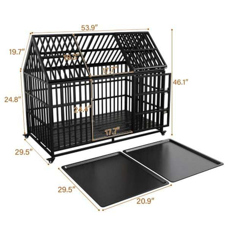 54 inch Heavy Duty Dog Crate For Large Dogs