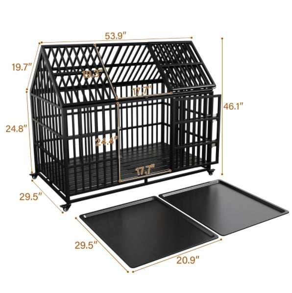 54 inch Heavy Duty Dog Crate For Large Dogs