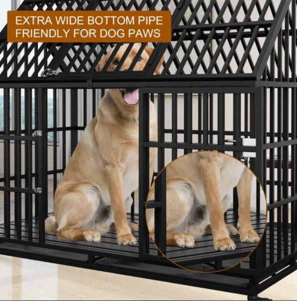 54 inch Heavy Duty Dog Crate For Large Dogs