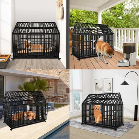 54 inch Heavy Duty Dog Crate For Large Dogs