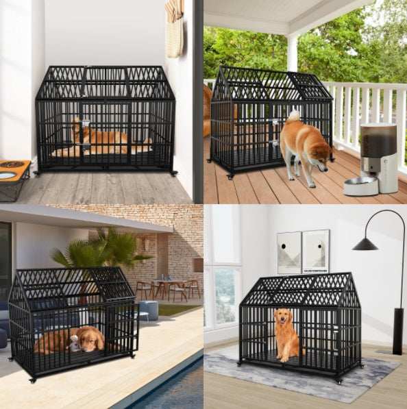 54 inch Heavy Duty Dog Crate For Large Dogs