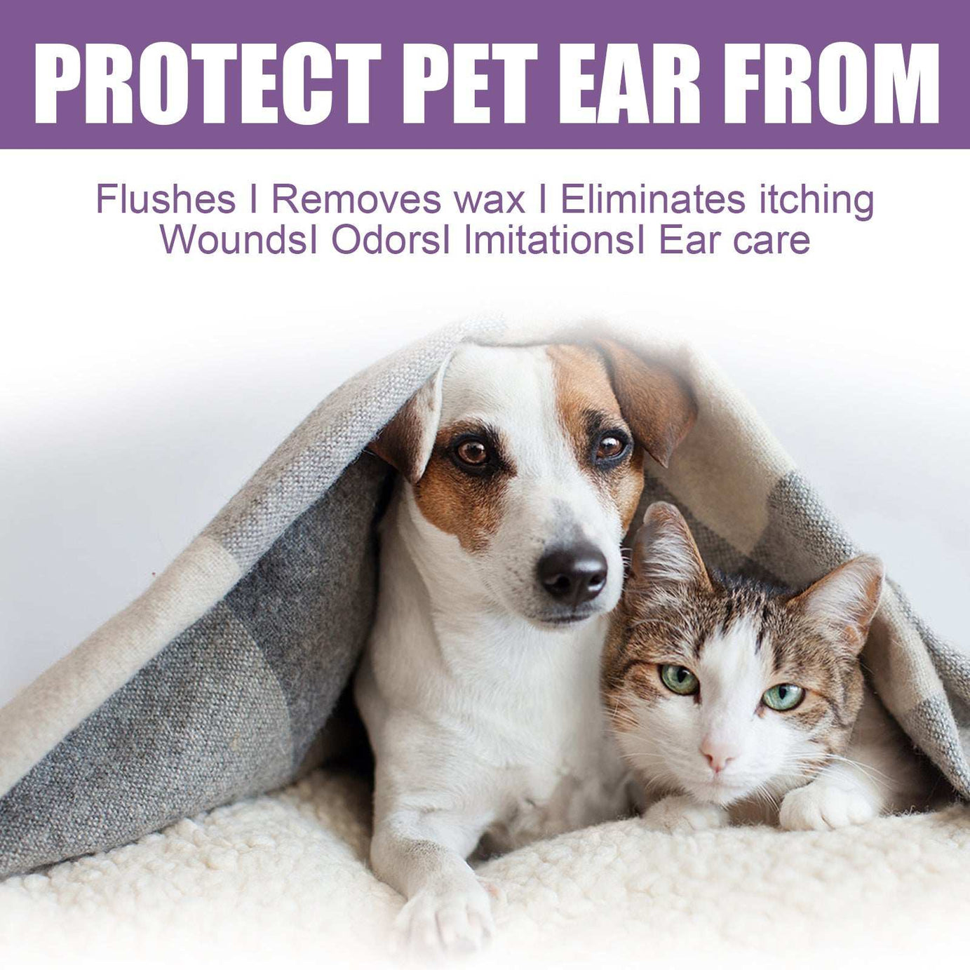 Pet Cat And Dog Ear Rinse - Relieve Ear Odor