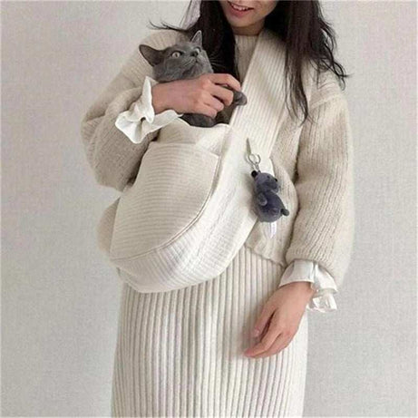 Cozy Pet Sling Carrier for Small Dogs and Cats