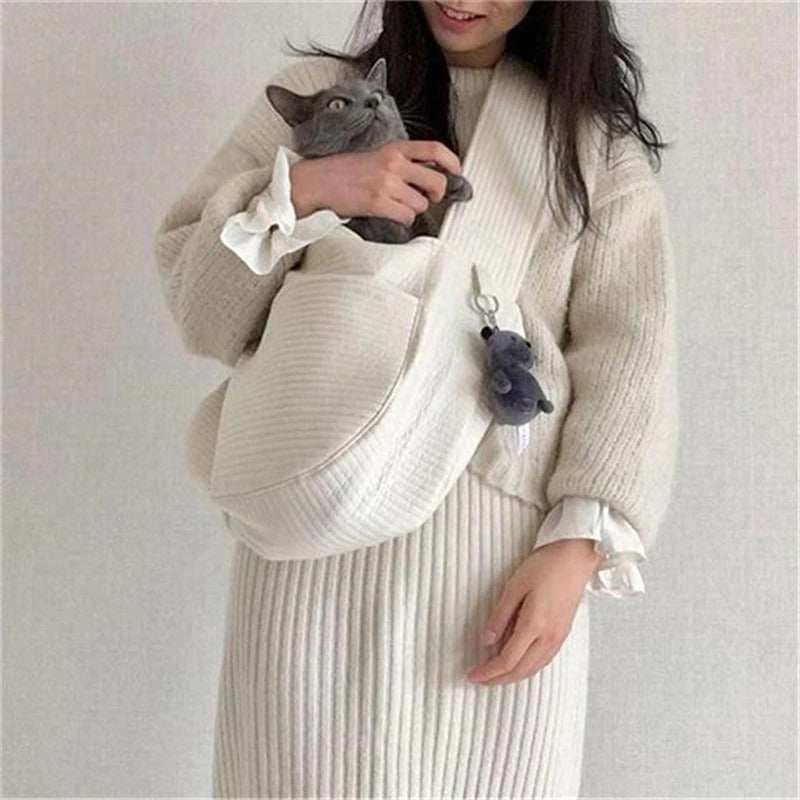 Cozy Pet Sling Carrier for Small Dogs and Cats