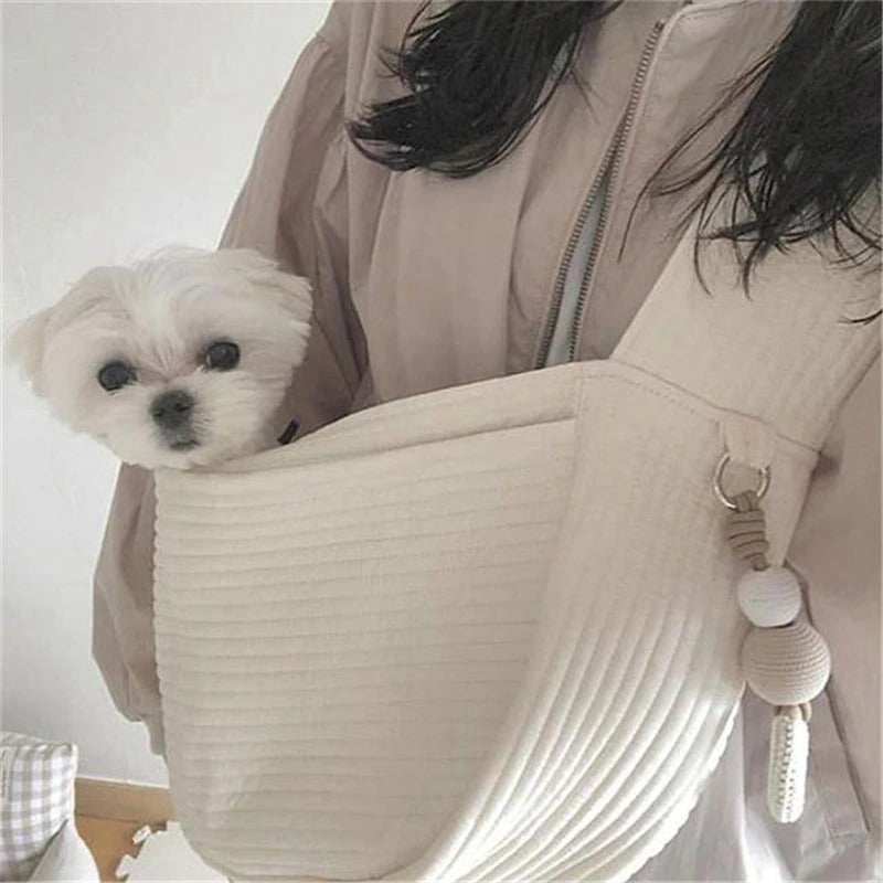 Cozy Pet Sling Carrier for Small Dogs and Cats