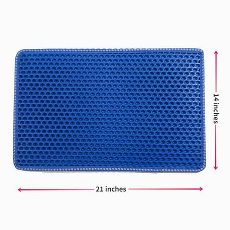 Easy Cleanup Double-layer Rice Cat Litter Mat