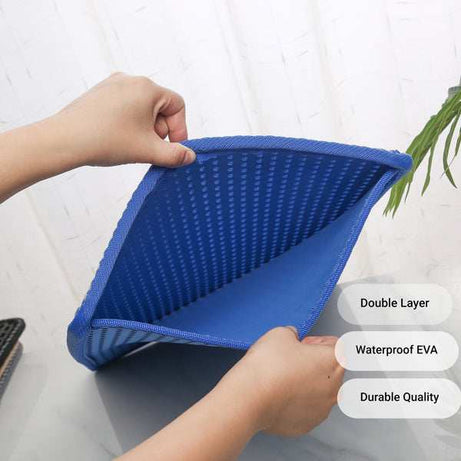 Easy Cleanup Double-layer Rice Cat Litter Mat