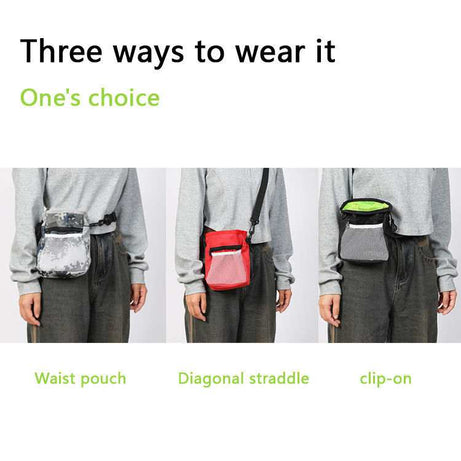 Dog Training Treat Utility Pouch For Small To Large Dogs
