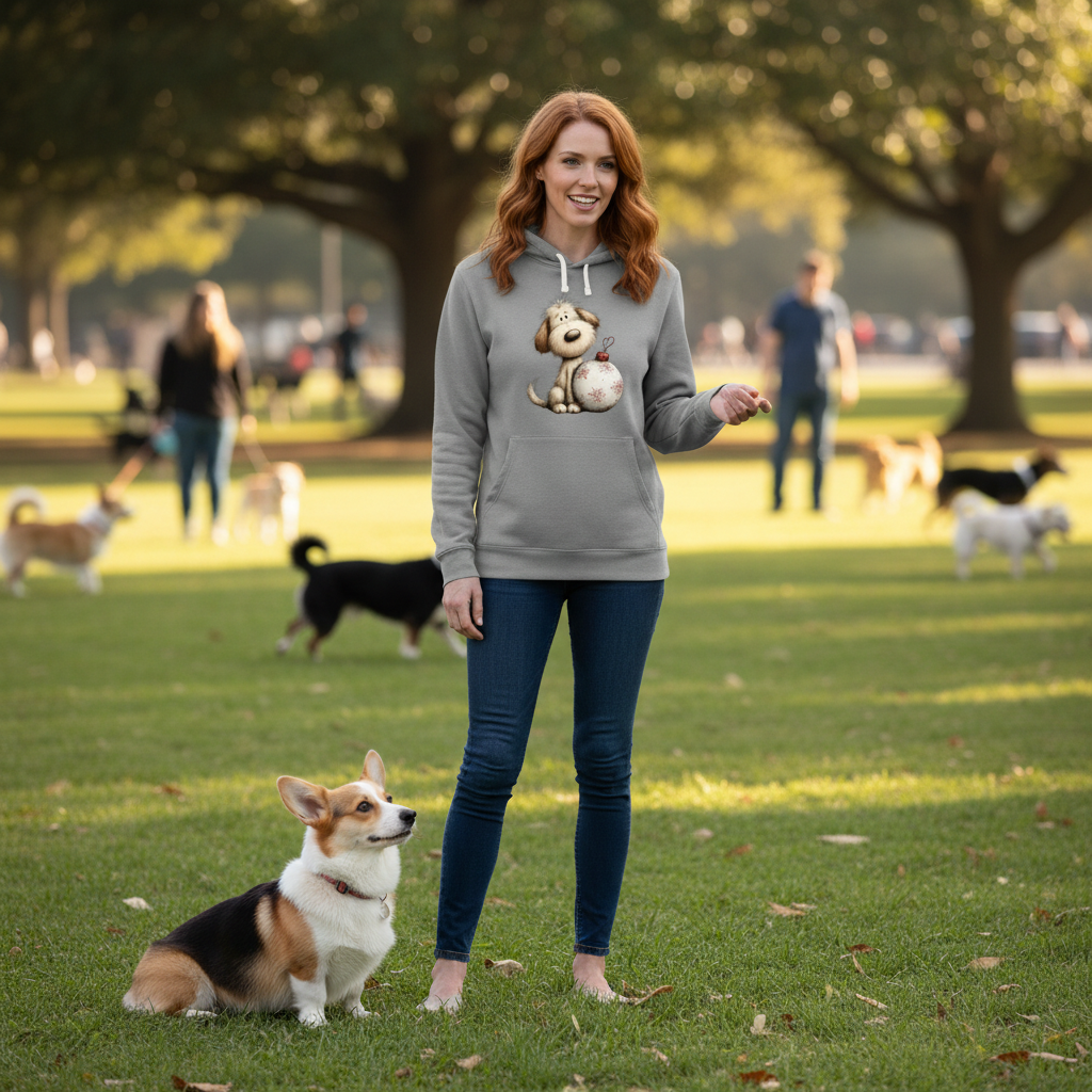 Comfort Colors Whimsy Ornament Pup Hoodie