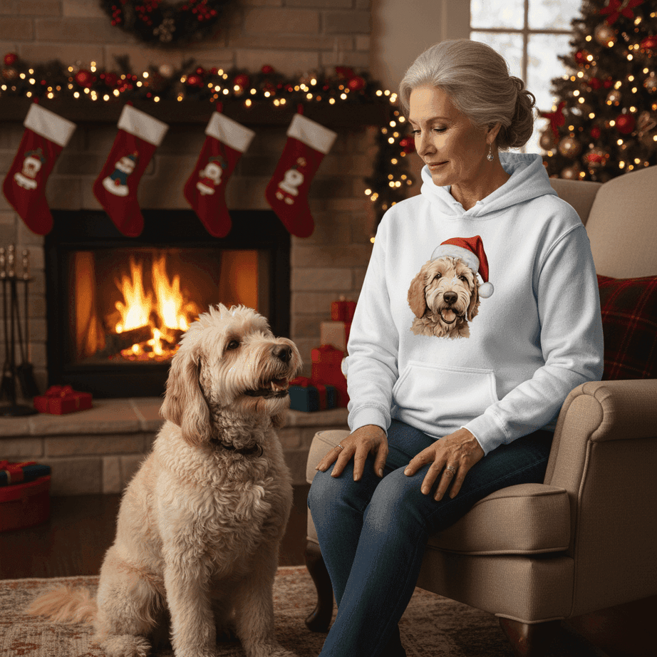 Goldendoodle Holiday Hoodie for Dog Lovers - Cozy Festive Gift
