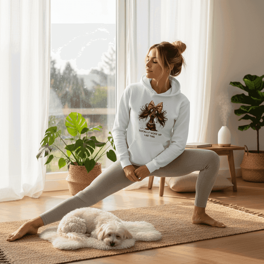 Funny Dog Hoodie - Woke Up Like This Sweatshirt