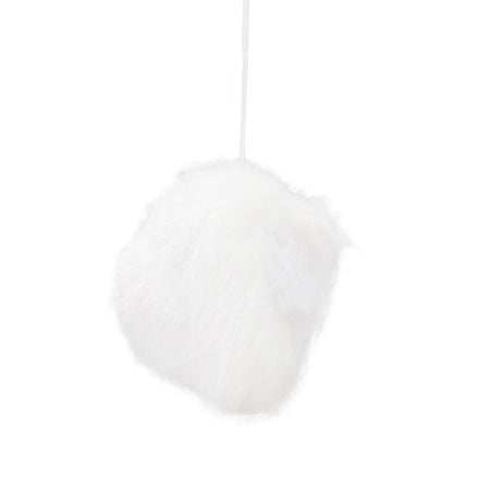 White Plush Natural Cat Tree - Luxury