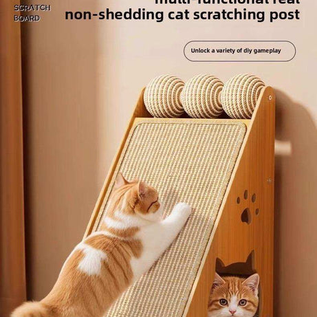 High-end Large Cat Living Room Decorative Scratching Board Tower