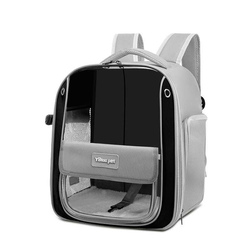Panoramic Cat Carrier Backpack - Large Breathable Window