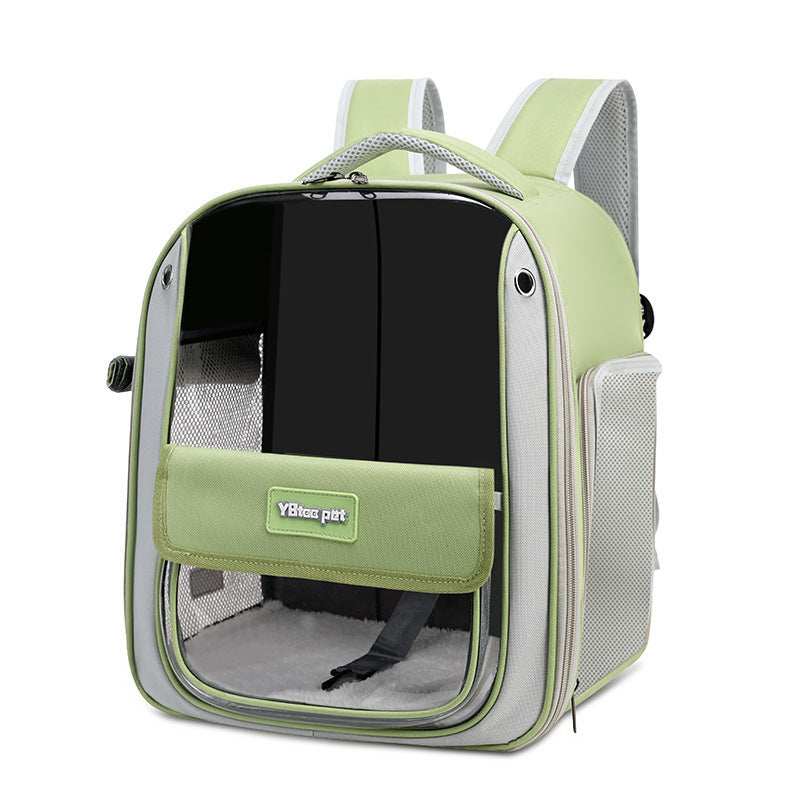 Panoramic Cat Carrier Backpack - Large Breathable Window