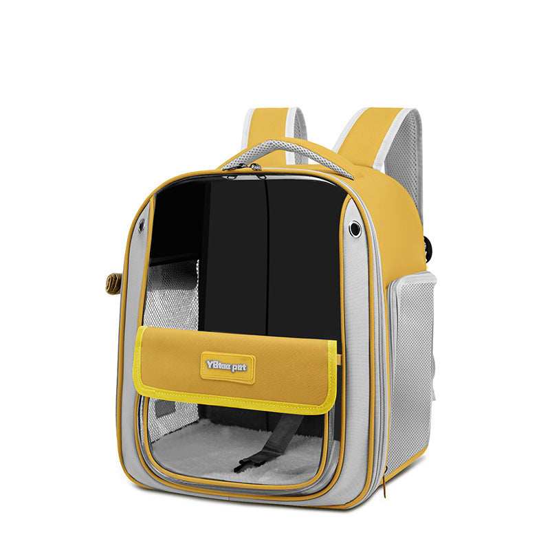Panoramic Cat Carrier Backpack - Large Breathable Window